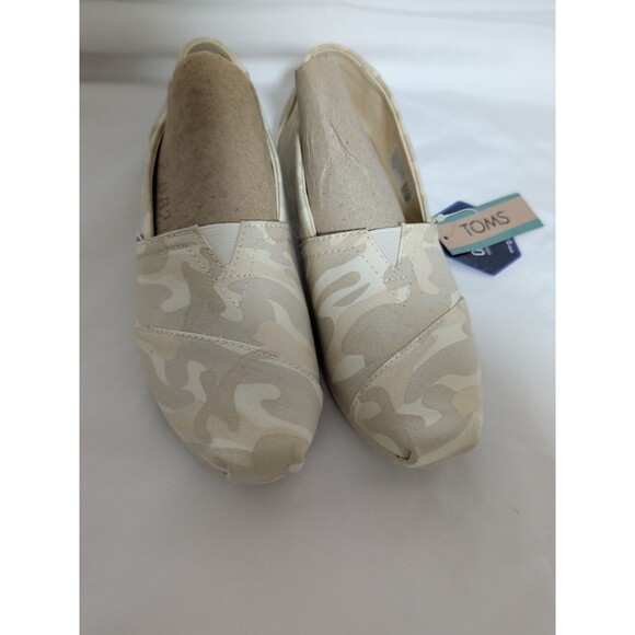 Women's TOMS Camouflage Shoes Alpargata 5.5 Ortholite Comfort Foam Insoles - Picture 7 of 10